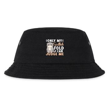  Cat Owner Food Cats Stuffed Animal Cat Lover - Kids’ Bucket Hat - black - Front