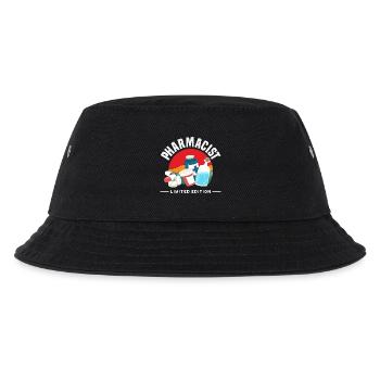Apotheker Retro Pharmazietechniker - Kinder Bucket Hat - Schwarz - Vorne