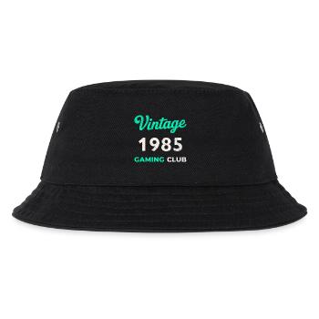 Vintage 1985 – Gaming Club Retro Birth Year - Kids’ Bucket Hat - black - Front