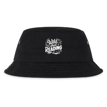 Wild about Reading - Kids’ Bucket Hat - black - Front