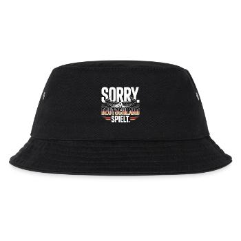 Sorry Deutschland Spielt Fußball Fan - Kinder Bucket Hat - Schwarz - Vorne