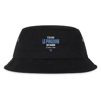 You're not the penguin who slides the furthest - Kids’ Bucket Hat - black - Front