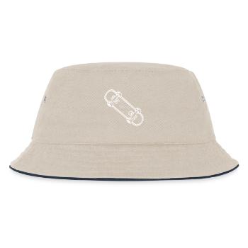 Skateboard Cartoon Look - Bob Enfant - blanc cassé/bleu marine - Devant