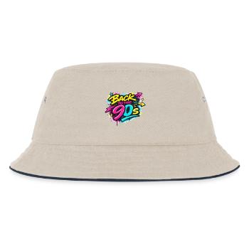 Retour aux graffitis néon des années 90 - Bob Enfant - blanc cassé/bleu marine - Devant