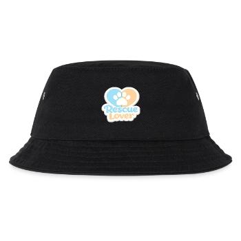 Rescue Lover Paw Heart - Kids’ Bucket Hat - black - Front