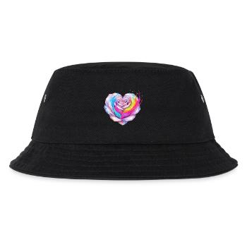 Fusion arc-en-ciel Cœur de Cristal - Bob Enfant - noir - Devant