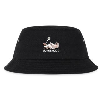 Hundemüde Miniatur Bullterrier Bully Bullterrier - Kinder Bucket Hat - Schwarz - Vorne