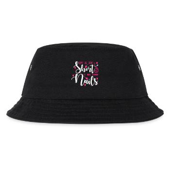 Nail Designer Nail Designer Cosmetics Nail Salon - Kids’ Bucket Hat - black - Front