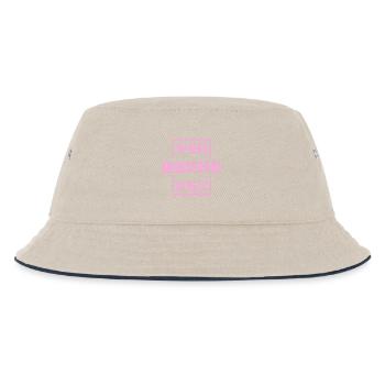 Benno als Einzigartig - Kinder Bucket Hat - Natur/Navy - Vorne