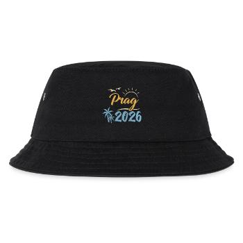 Prag 2026 - Kinder Bucket Hat - Schwarz - Vorne