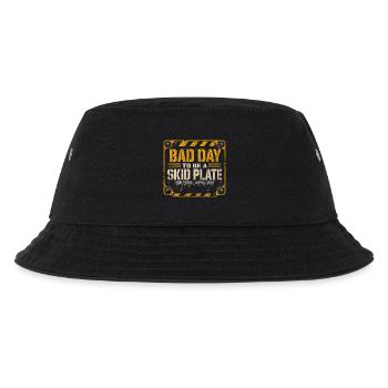 Offroad-Abzeichen: Schlechter Tag für den Huf - Kinder Bucket Hat - Schwarz - Vorne