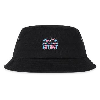LGBTQ Pride Month - Make Transphobia Extinct - Kids’ Bucket Hat - black - Front