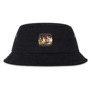 Humor Hens Passion Farm Zuchtgeschenk - Kinder Bucket Hat - Schwarz - Vorne
