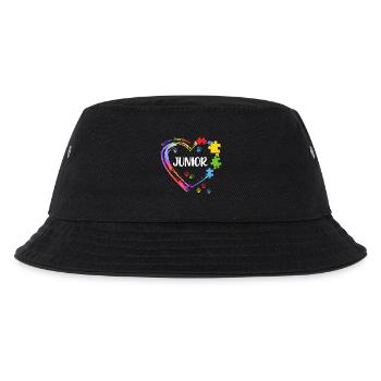 Junior Sensibilisation Autisme Coeur Enfant - Bob Enfant - noir - Devant