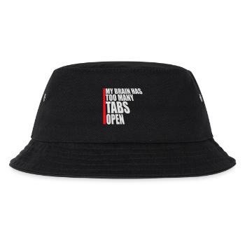 My Brain Has Too Many Tabs Open Lustig Grübeln - Kids’ Bucket Hat - black - Front