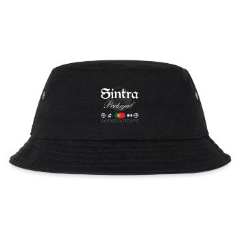 Sintra Portugal Streetwear Reise Souvenir - Kinder Bucket Hat - Schwarz - Vorne
