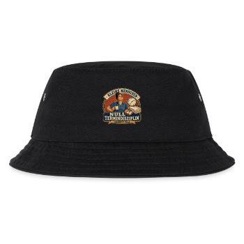 Kleine Menschen Null Termindisziplin - Kinder Bucket Hat - Schwarz - Vorne