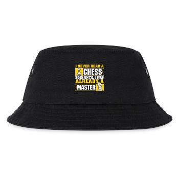 Schach Schachspieler Schachbrett - Kinder Bucket Hat - Schwarz - Vorne
