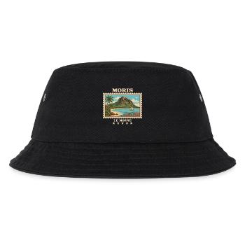 Mauritius Le Morne Vintage Reisemarke - Kinder Bucket Hat - Schwarz - Vorne