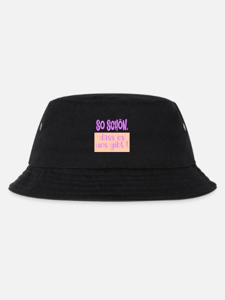 Verbundenheit Beziehung Schön - Kinder Bucket Hat - Schwarz