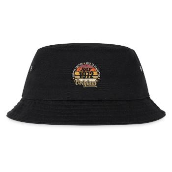 Mythischer Geburtstag 1972 Vintage-Geschenk 1972 - Kinder Bucket Hat - Schwarz - Vorne