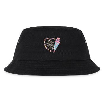 Enkelkind Einschulung 2026 - Kinder Bucket Hat - Schwarz - Vorne