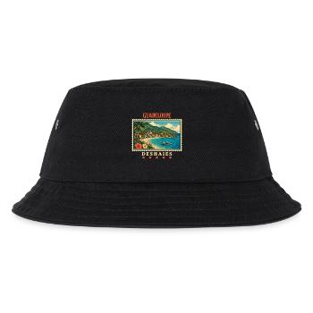 Marque de voyage vintage Guadeloupe Deshaies - Bob Enfant - noir - Devant