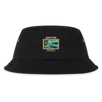 Marque de voyage vintage Solomon Islands Munda - Bob Enfant - noir - Devant