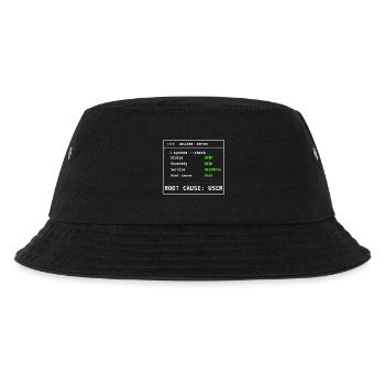 System Check Incident Report IT Humor Gift - Kids’ Bucket Hat - black - Front
