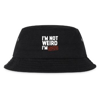 Ich bin nicht komisch, ich bin Limited Edition, ich bin lustiges Design. - Kinder Bucket Hat - Schwarz - Vorne