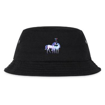 Unicorn couples in love - Kids’ Bucket Hat - black - Front