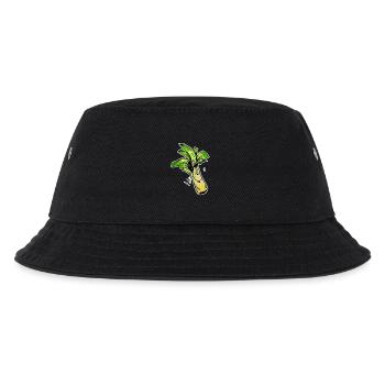Lauchfreund Cartoon - Kinder Bucket Hat - Schwarz - Vorne
