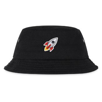 Dentacoin Rocket - Kinder Bucket Hat - Schwarz - Vorne