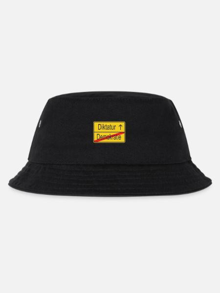 verlassen Demokratie betreten Diktatur - Kinder Bucket Hat - Schwarz