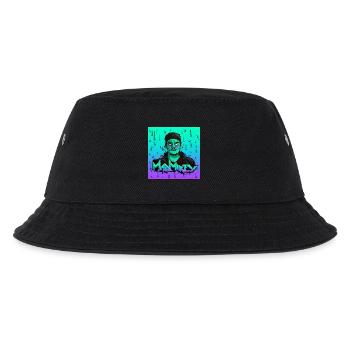 MadMikey Grime Art Sticky Grün - Kinder Bucket Hat - Schwarz - Vorne
