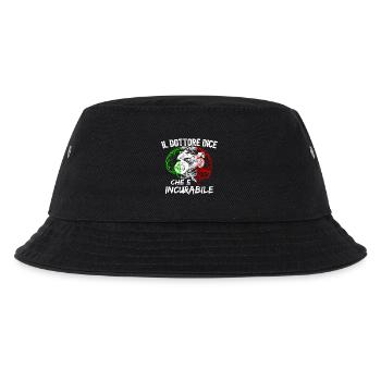 Motocicletta Italia È incurabile - Kids’ Bucket Hat - black - Front