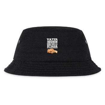 VATER UND SOHN - Kinder Bucket Hat - Schwarz - Vorne