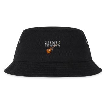 Musician Guitarist Guitar Sheet Music Music Electric Guitar - Kids’ Bucket Hat - black - Front