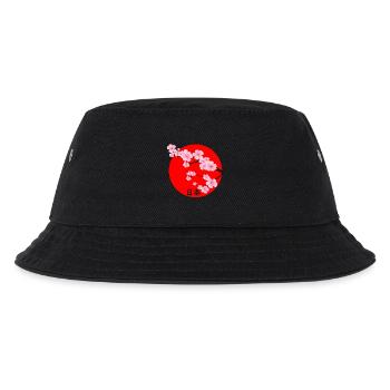 Japan Kirschblueten Asien Japanfan Japanreise - Kinder Bucket Hat - Schwarz - Vorne