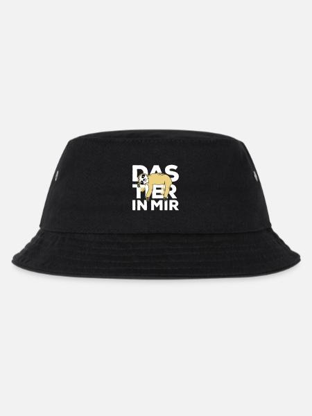 Raise the animal in me Faultier - Kids’ Bucket Hat - black
