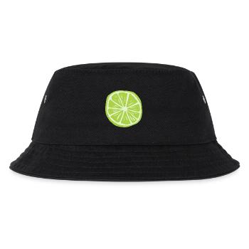 lemon limette zitrone citrus veggie gemuese fruits - Kinder Bucket Hat - Schwarz - Vorne