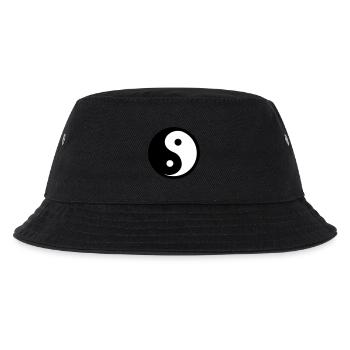 Ying Yang - Kids’ Bucket Hat - black - Front