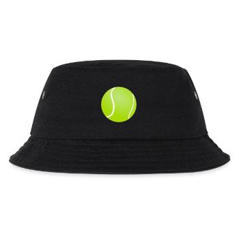 Tennis Ball - Kinder Bucket Hat - Schwarz - Vorne