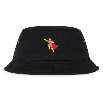 Superpapa als Geschenk - Kinder Bucket Hat - Schwarz - Vorne