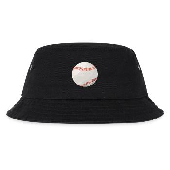 Baseball Ball Handschuh Spieler Amerika Geschenk - Kinder Bucket Hat - Schwarz - Vorne