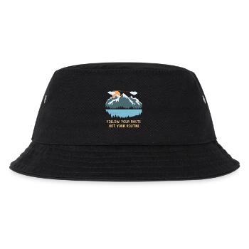 Berge - Kinder Bucket Hat - Schwarz - Vorne