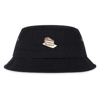 Torte Kuchen Sahnetorte Sahne Backen Geschenkideen - Kinder Bucket Hat - Schwarz - Vorne