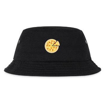 Pizza T-Shirts - Kinder Bucket Hat - Schwarz - Vorne