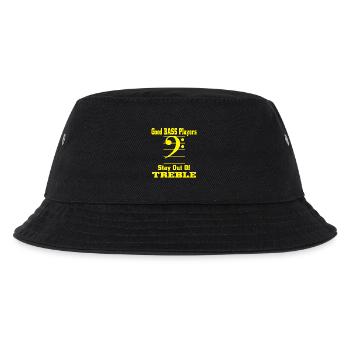 bass player - Kids’ Bucket Hat - black - Front