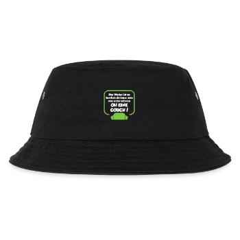 Das Wetter ist so herrlich, da kann man was ..... - Kinder Bucket Hat - Schwarz - Vorne